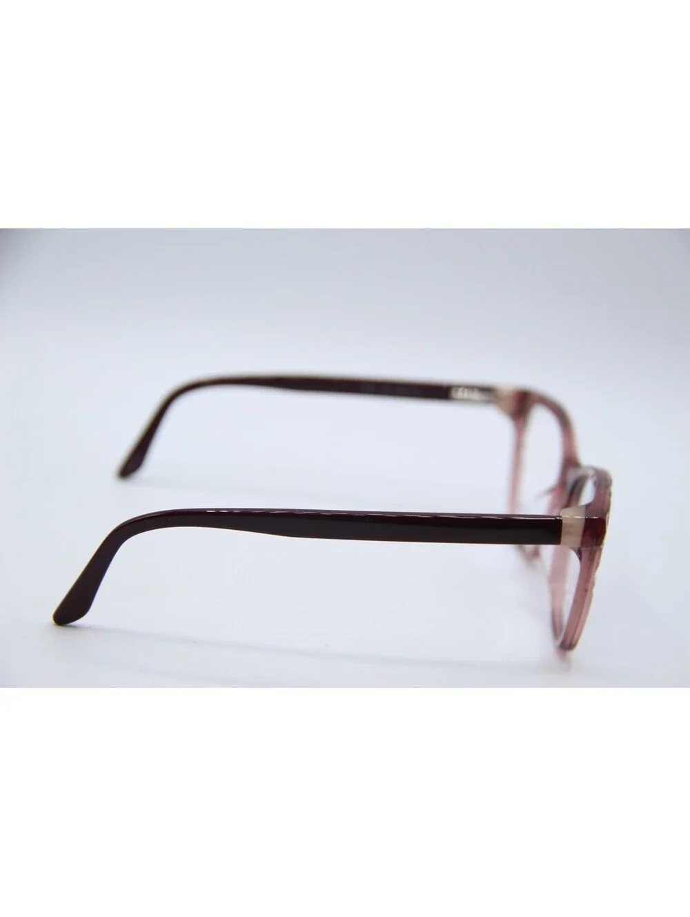 Ann Taylor At347 C02 Clear Pink Brown Authentic Eyeglasses 52-17-135